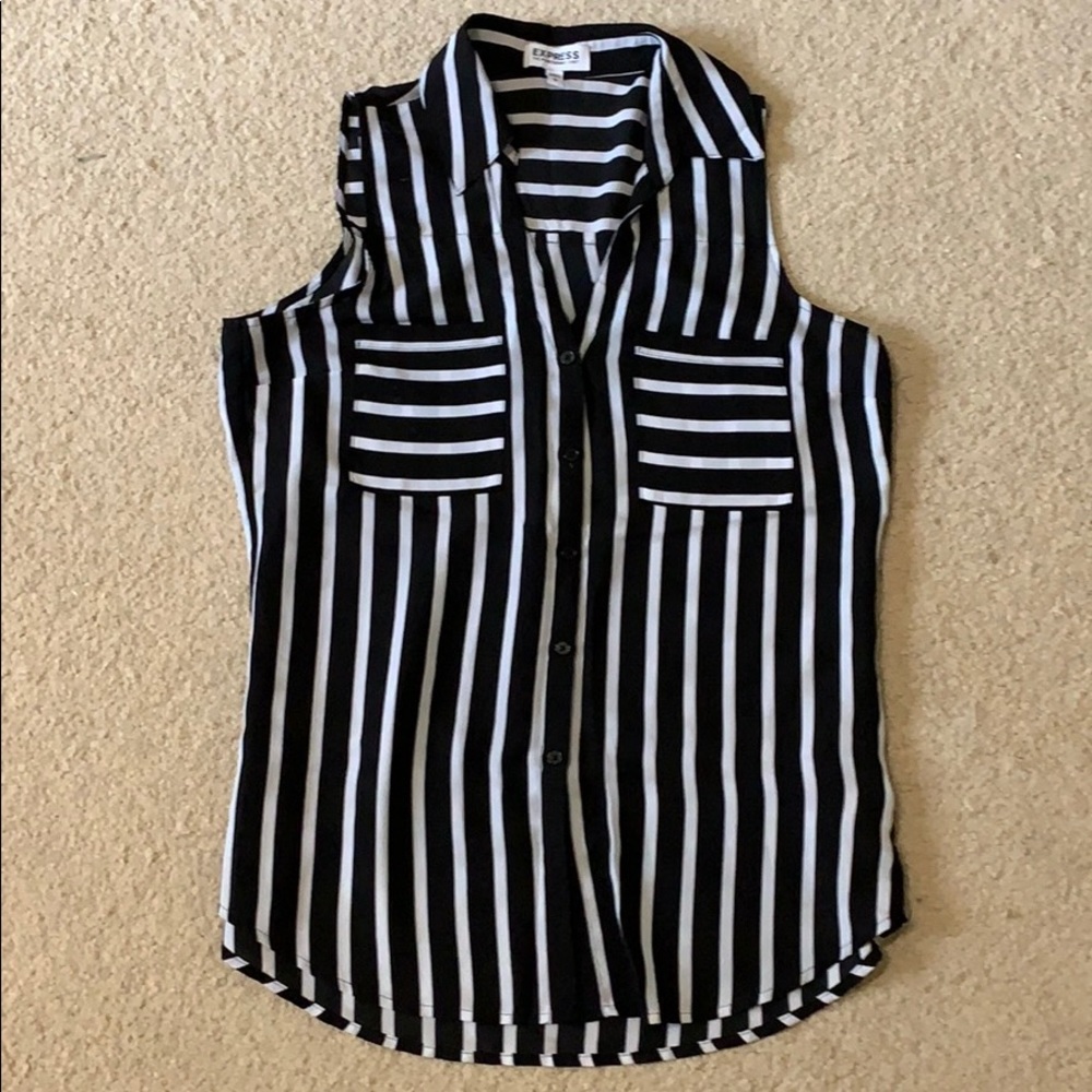 Express Portifino black and white top